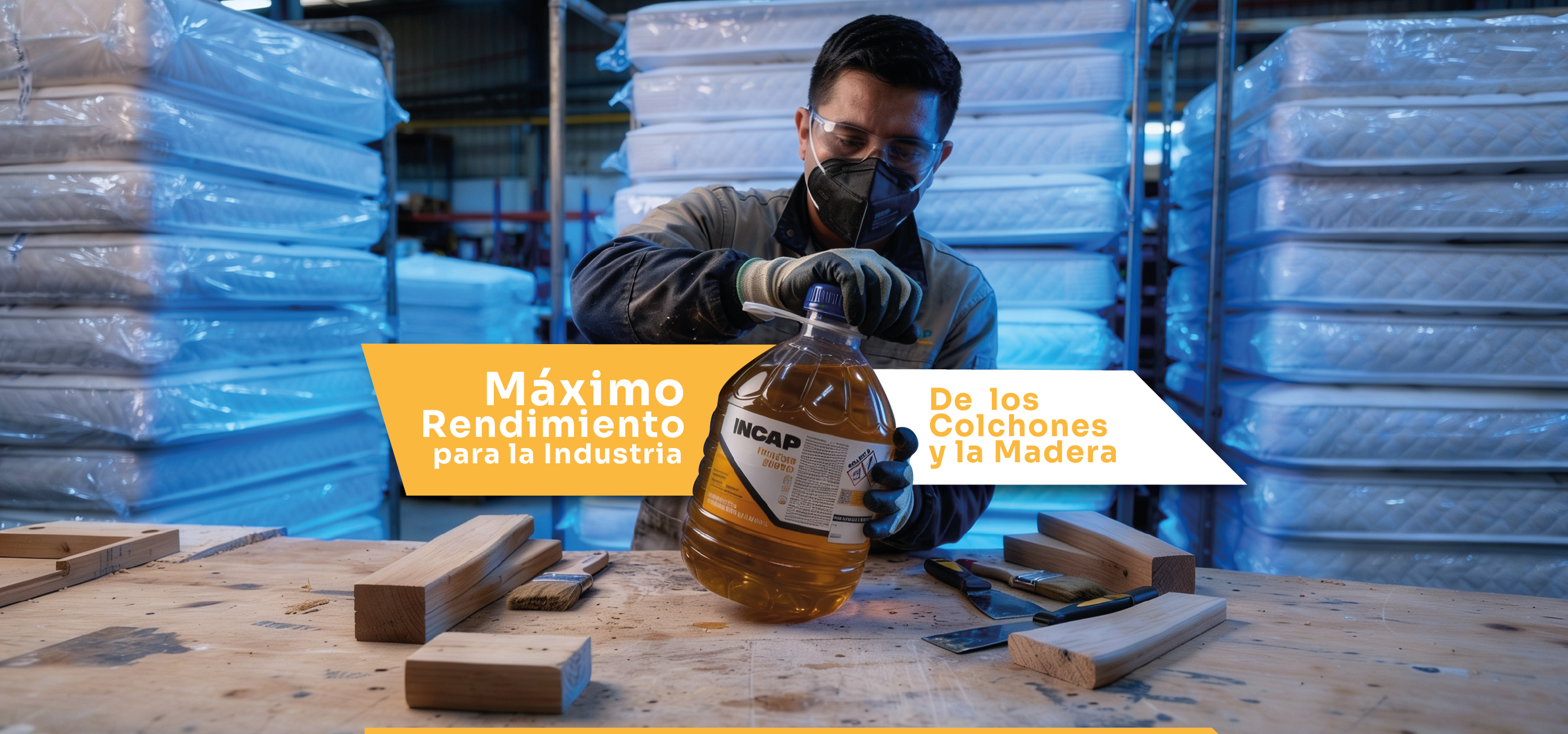 Adhesivos industriales INCAP — Calidad y respaldo técnico
